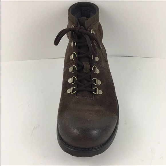 Clark Darian Heath Drk Brown Suede Ankle Boot shoe - Picture 4 of 8